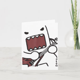 Emo Scence Guitar Domo Y2k Japanese Card