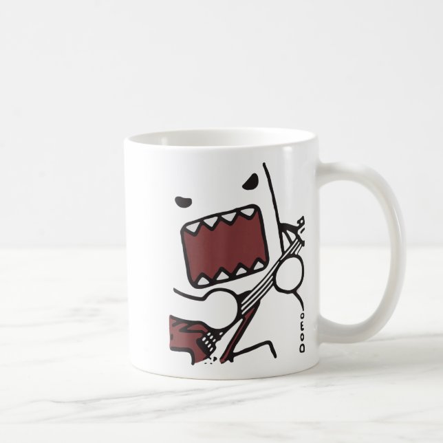 Emo Scence Guitar Domo Y2k Japanese  Coffee Mug (Right)