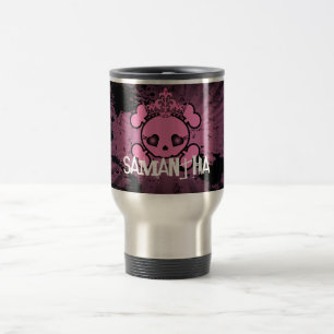 EMO Skull 15 oz. Stainless steel Travel Mug Cup