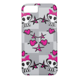 Emo Skulls Pattern Case-Mate iPhone Case