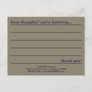emo style comment card