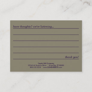 emo style comment card
