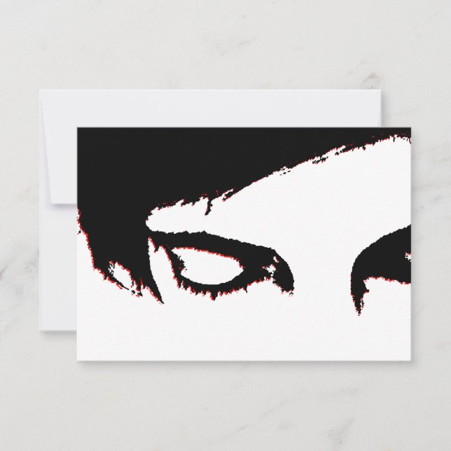 emo style invitation (Front)