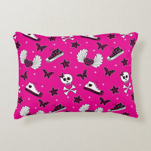 Emo Symbols Decorative Pillow