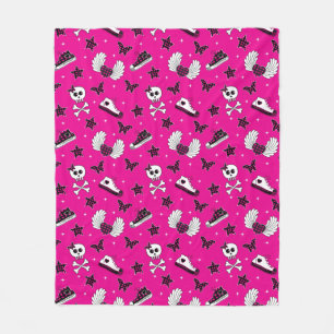 Emo Symbols Fleece Blanket