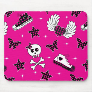 Emo Symbols Mouse Pad