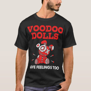 Emo Voodoo Dolls Have Feelings Too Halloween Gothi T-Shirt