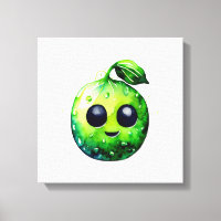 Emoji à la menthe à main - Impression en toile éti