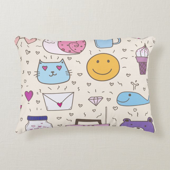 Emoji Accent Pillow (Front)