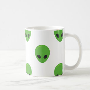 emoji aliens coffee mug