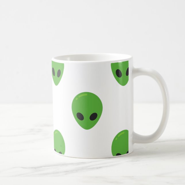 emoji aliens coffee mug (Right)