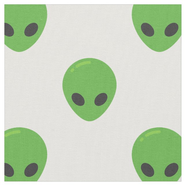 emoji aliens fabric (Close Up)