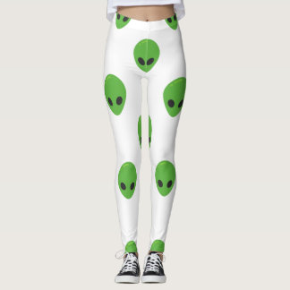 emoji aliens leggings