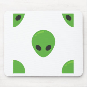 emoji aliens mouse pad