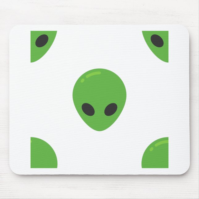emoji aliens mouse pad (Front)