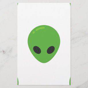 emoji aliens stationery