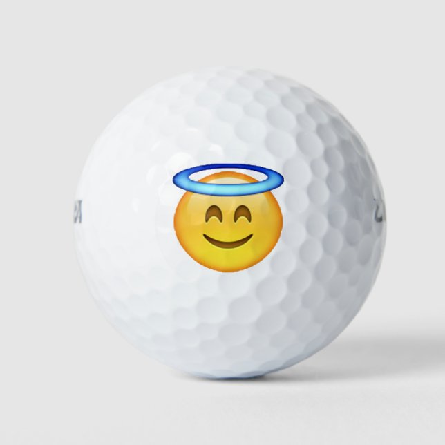 Emoji - Angel Golf Balls (Front)
