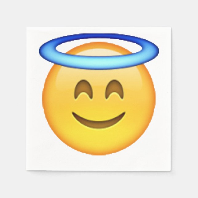 Emoji - Angel Napkin (Front)