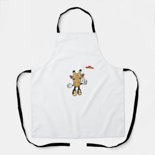 emoji animals giraffe thumb up  apron