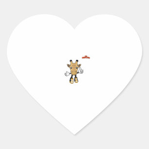 emoji animals giraffe thumb up  heart sticker