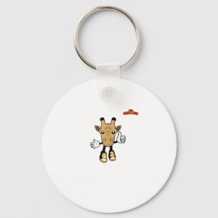 emoji animals giraffe thumb up  keychain