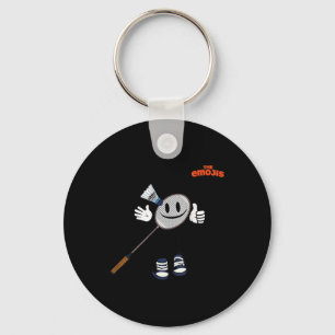 Emoji Badminton Sports Thumb Up  Keychain