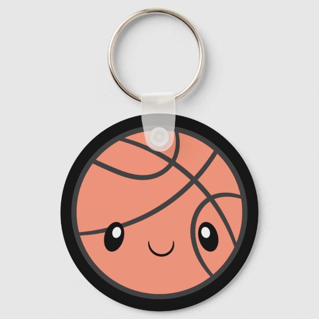 Emoji Basketball Keychain (Front)