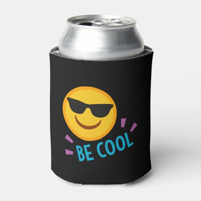 Emoji Be Cool Can Cooler (Can Front)