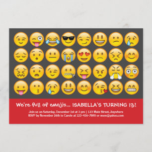 Emoji Birthday Invitation