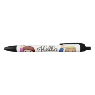 emoji black ink pen