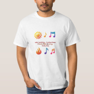 Emoji Burst “Vitamin Sea & Energy” Graphic value T-Shirt