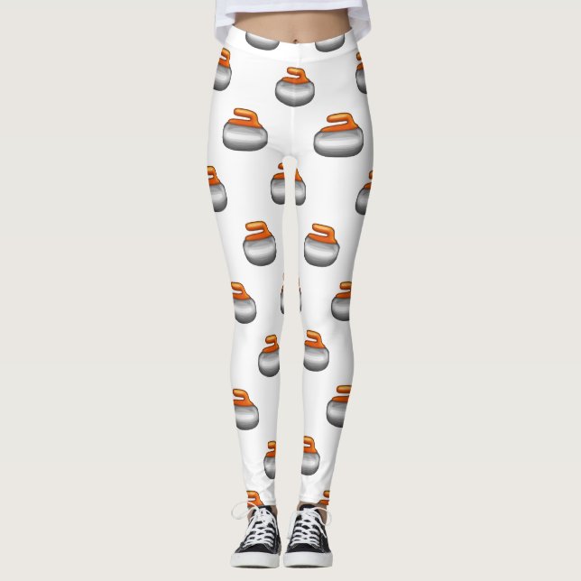 Emoji Curling Stone leggings (Front)