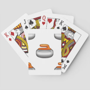 Emoji Curling Stone Playing Cards