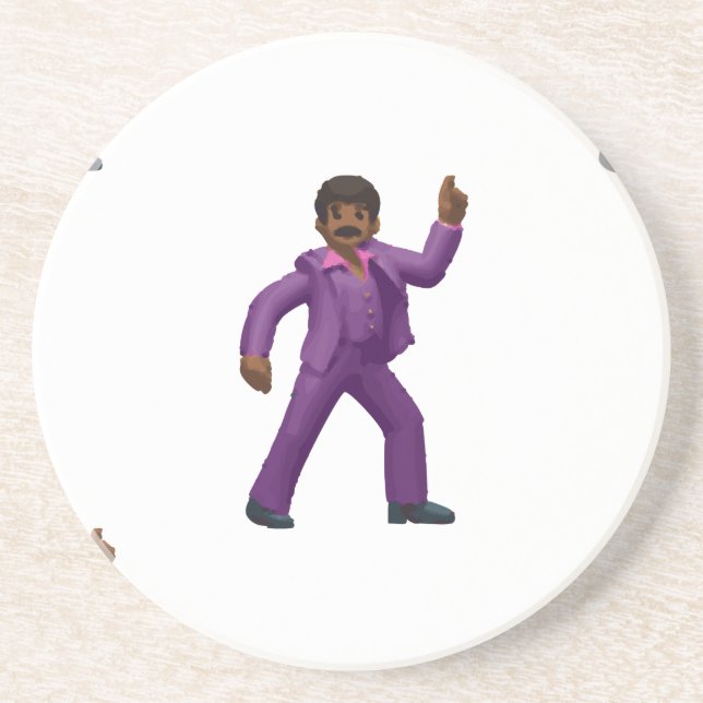 Emoji Dancing Man Coaster (Front)