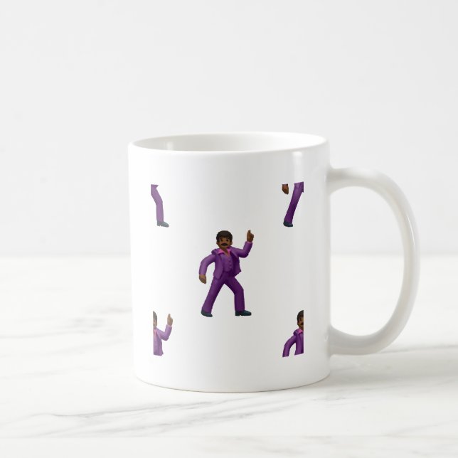 Emoji Dancing Man Coffee Mug (Right)
