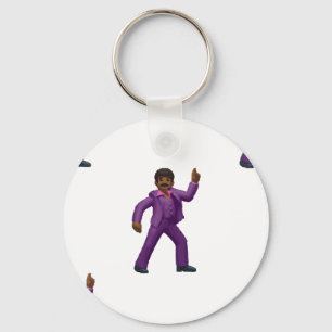 Emoji Dancing Man Keychain