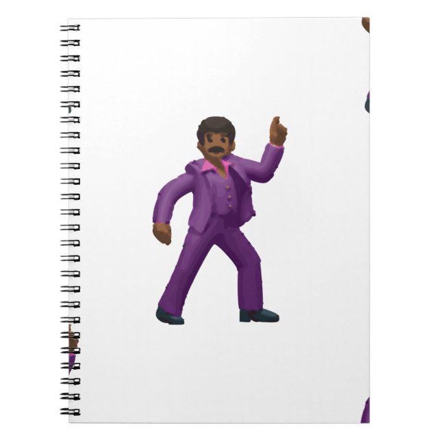 Emoji Dancing Man Notebook (Front)