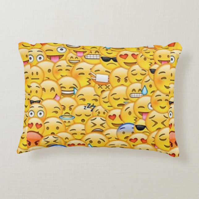 Emoji Decorative Pillow (Back)