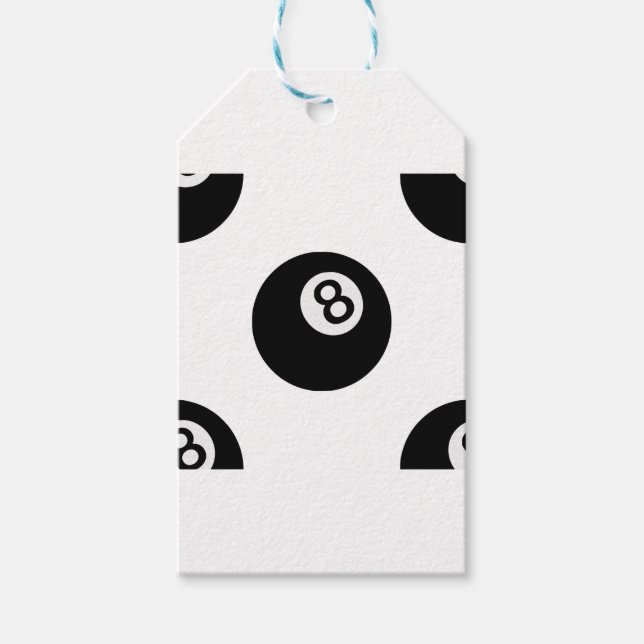 emoji eight ball gift tags (Front)