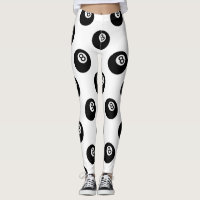 emoji eight ball leggings