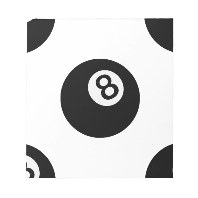 emoji eight ball notepad (Front)