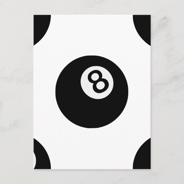 emoji eight ball postcard (Front)