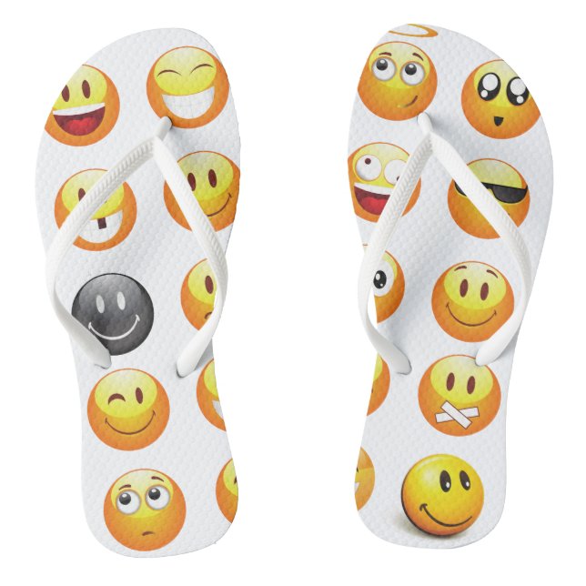 emoji flip flops sandals shoes (Footbed)
