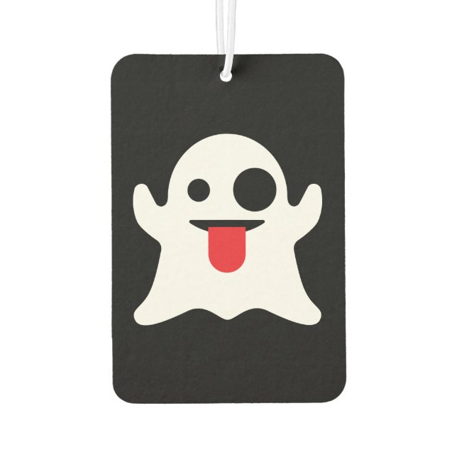 Emoji Ghost Air Freshener (Back)