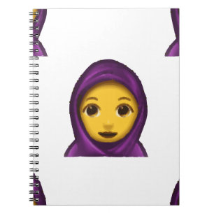 emoji hajib notebook
