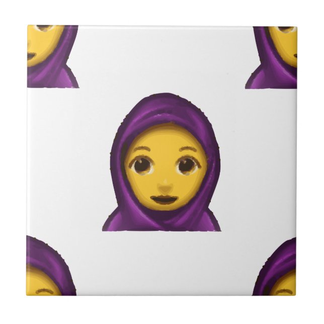emoji hajib tile (Front)