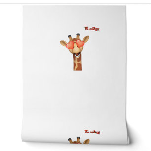 emoji happy love eyes giraffe face wallpaper