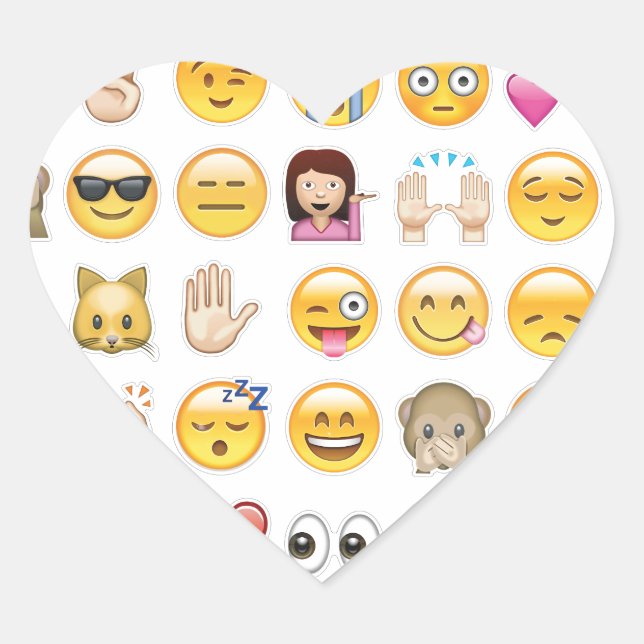 emoji heart sticker (Front)