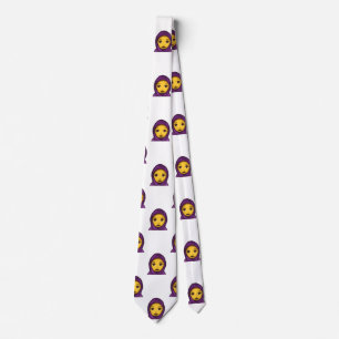 emoji hijab, homme cravate