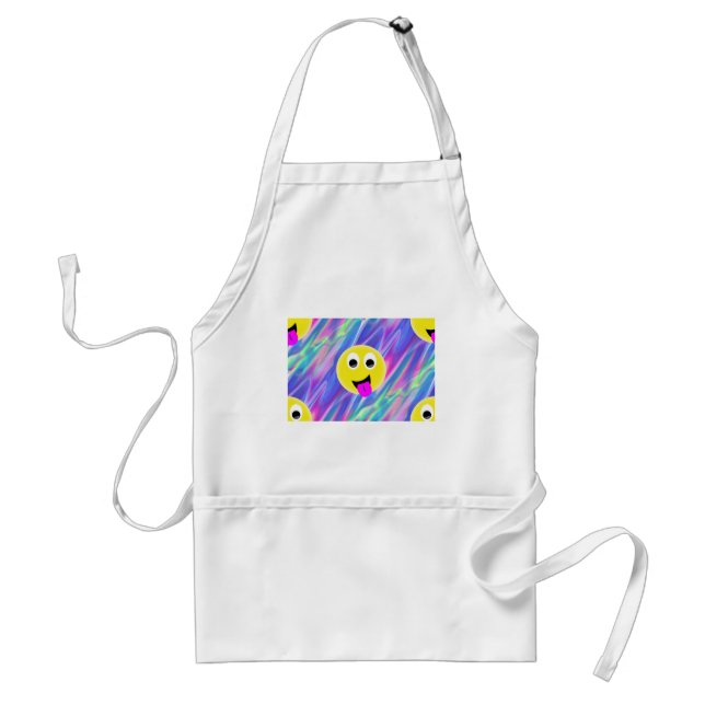 emoji hologram standard apron (Front)